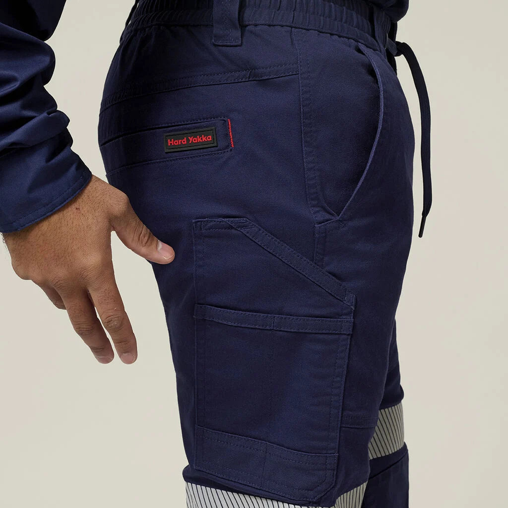 Hard Yakka Y02003 3056 Toughmaxx Taped Work Pants-Navy