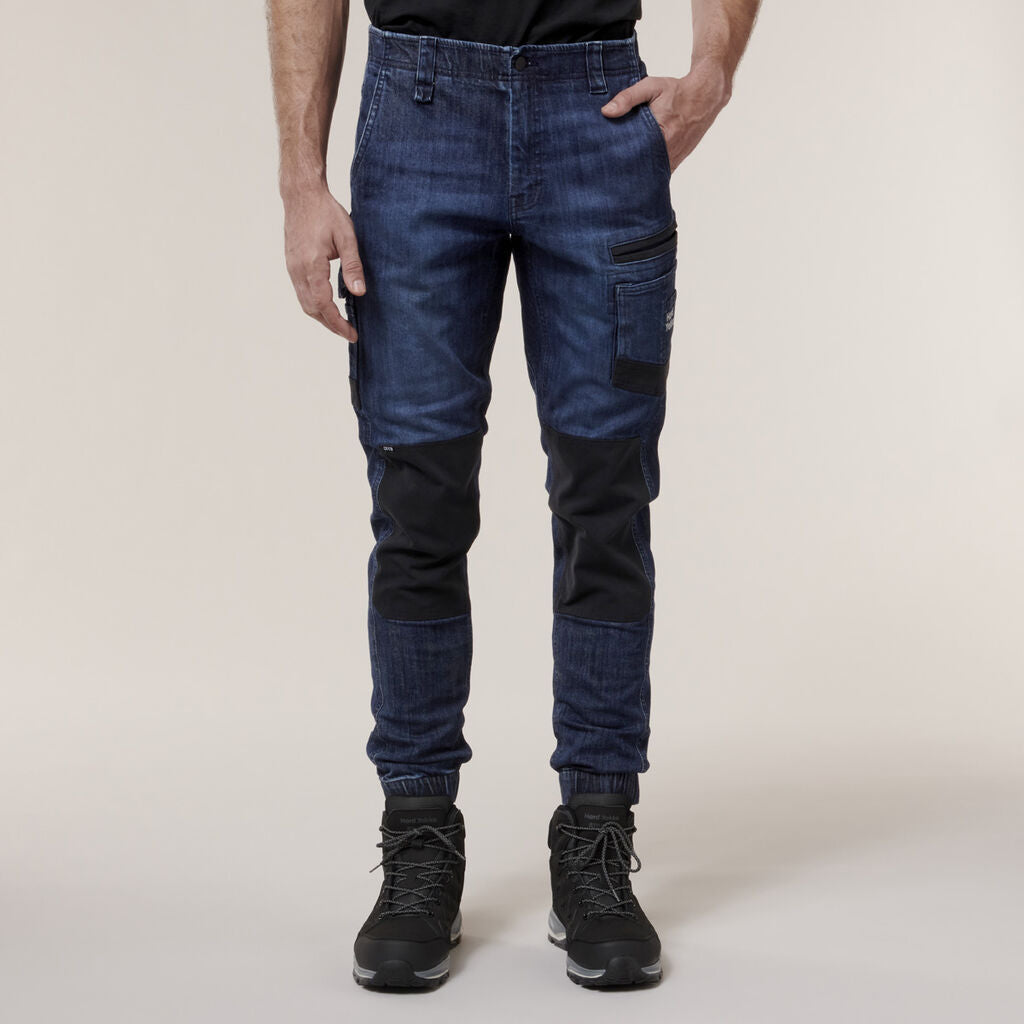 Hard Yakka Y03552 Raptor Cuff Denim Jean-Dark Indigo