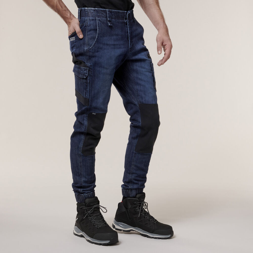 Hard Yakka Y03552 Raptor Cuff Denim Jean-Dark Indigo