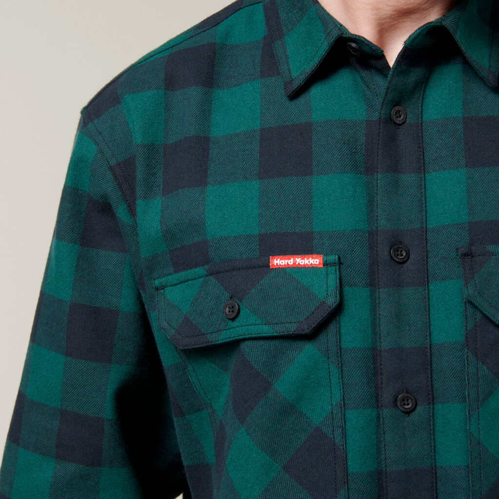 Hard Yakka Y07295 Long Sleeve Check Flannel Shirt