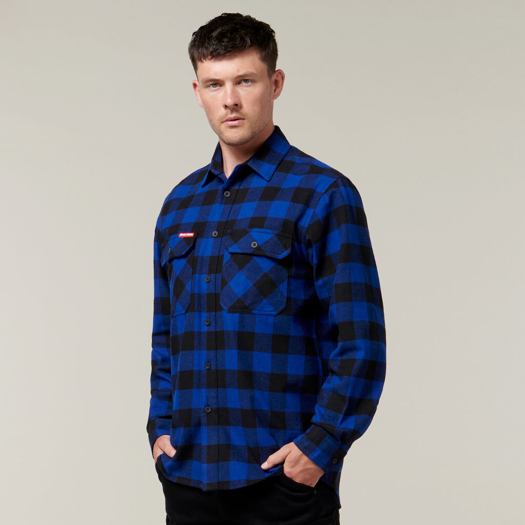 Hard Yakka Y07295 Long Sleeve Check Flannel Shirt