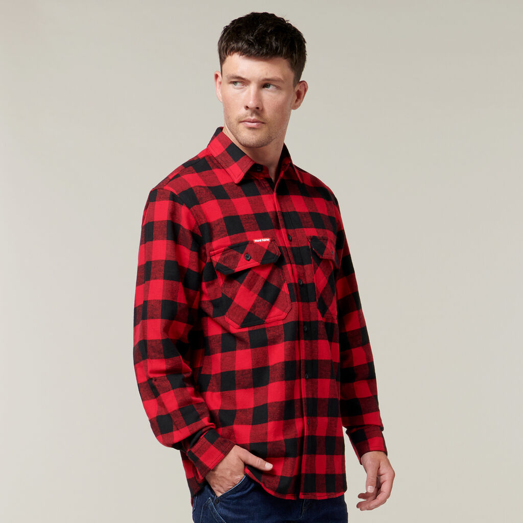 Hard Yakka Y07295 Long Sleeve Check Flannel Shirt