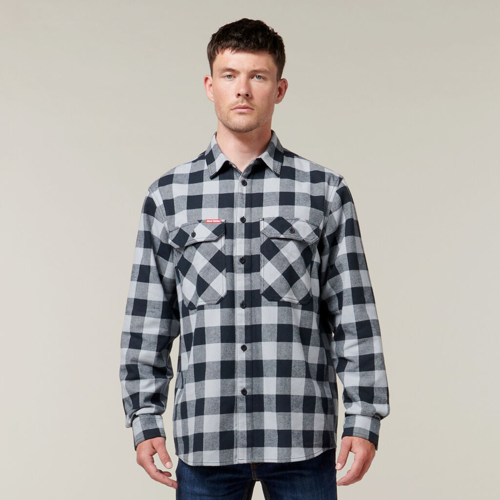 Hard Yakka Y07295 Long Sleeve Check Flannel Shirt