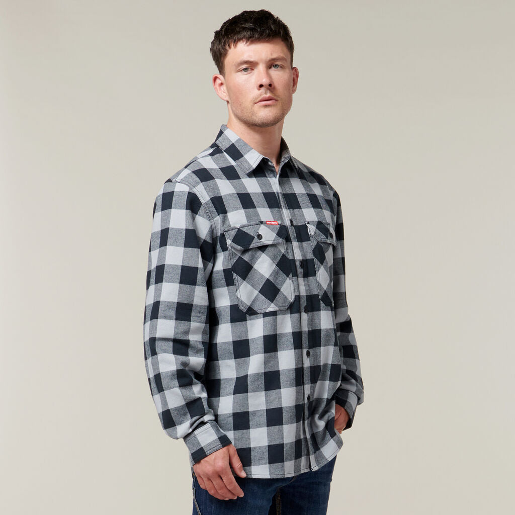 Hard Yakka Y07295 Long Sleeve Check Flannel Shirt