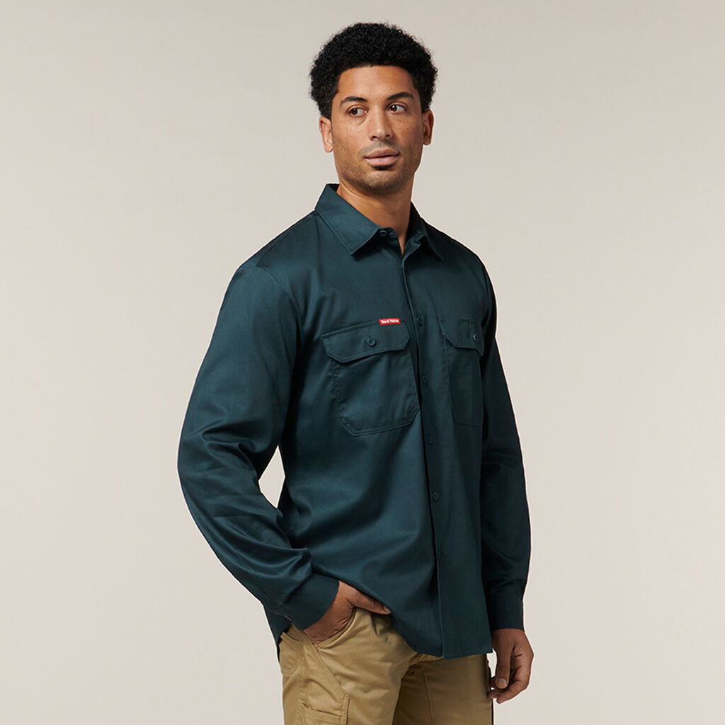 Hard Yakka Y07500 Cotton Drill Shirt Long Sleeve