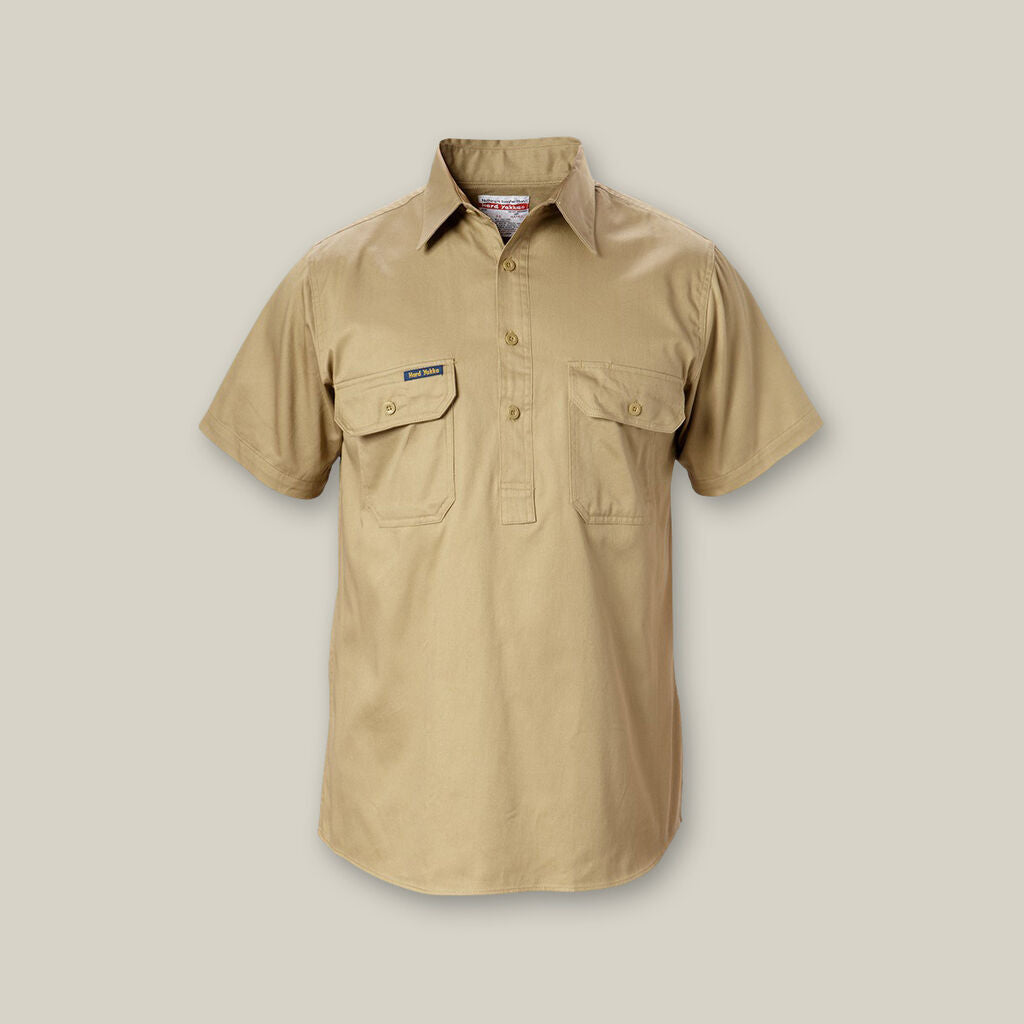 Hard Yakka Y07540 Short Sleeve Closed Front Shirt