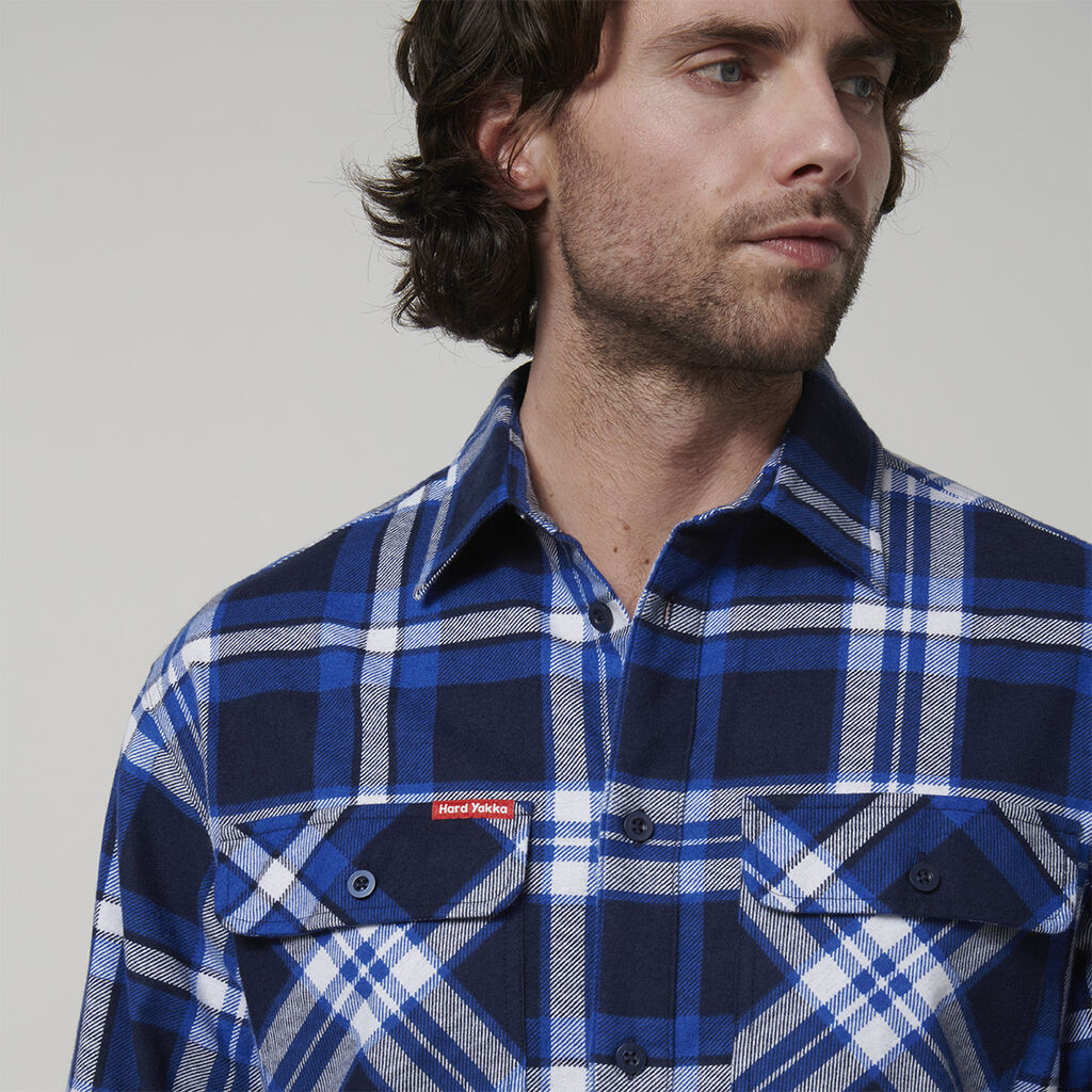 Hard Yakka Y07752 Long Sleeve Check Flannel