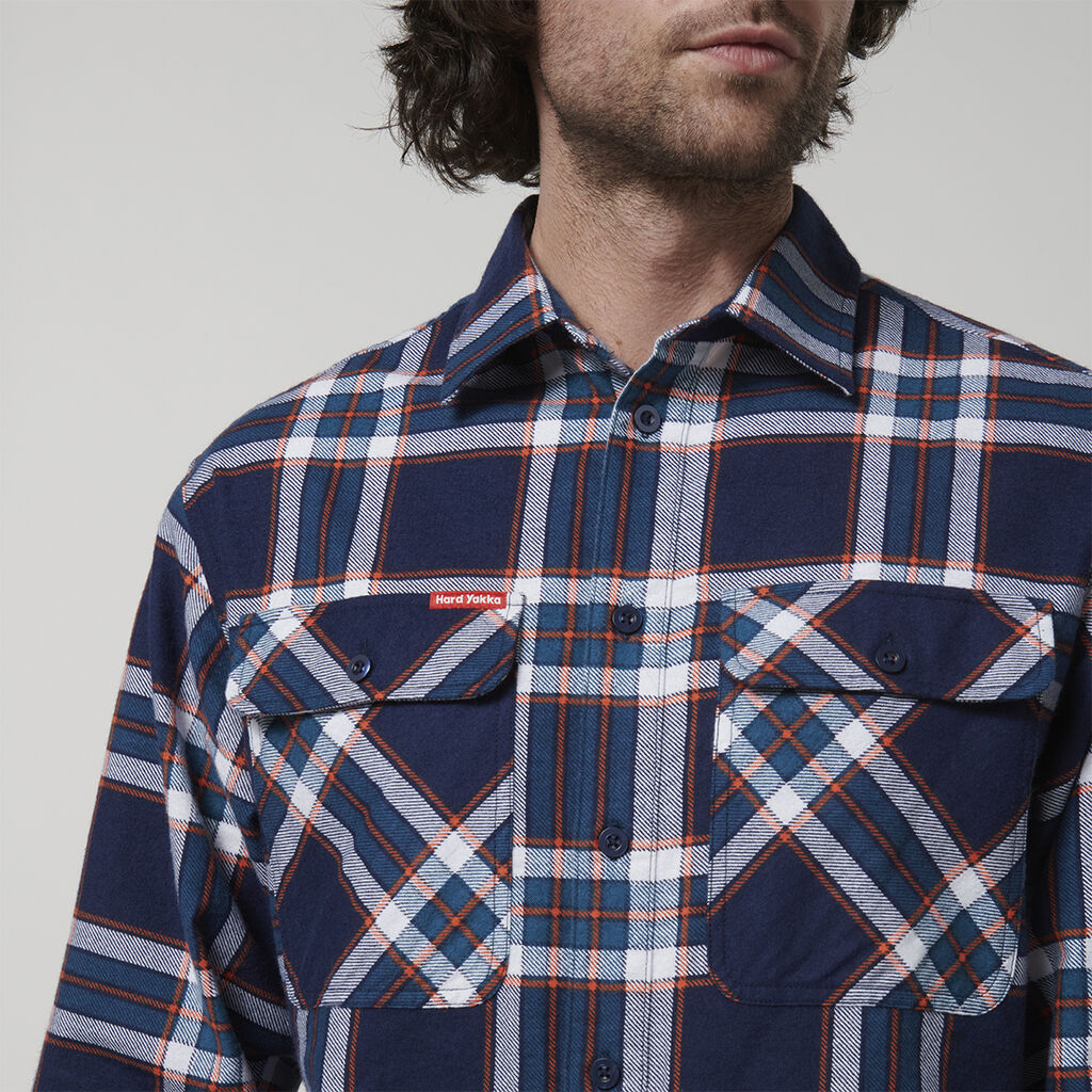 Hard Yakka Y07752 Long Sleeve Check Flannel