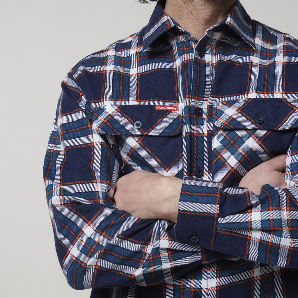 Hard Yakka Y07752 Long Sleeve Check Flannel