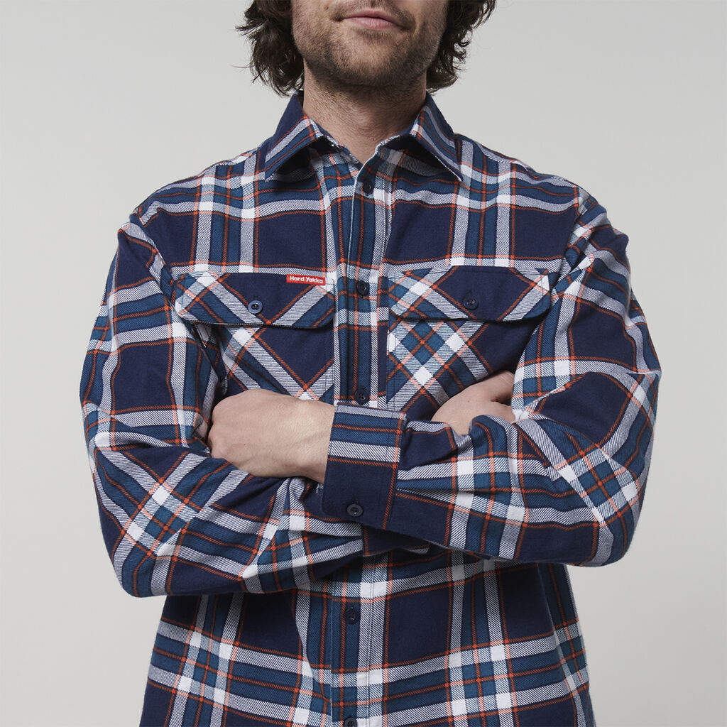 Hard Yakka Y07752 Long Sleeve Check Flannel