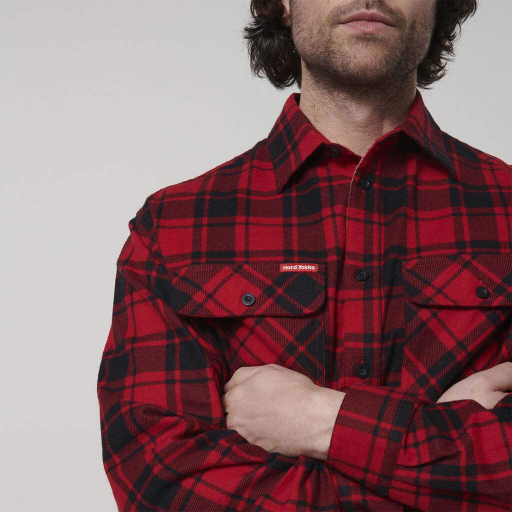 Hard Yakka Y07752 Long Sleeve Check Flannel