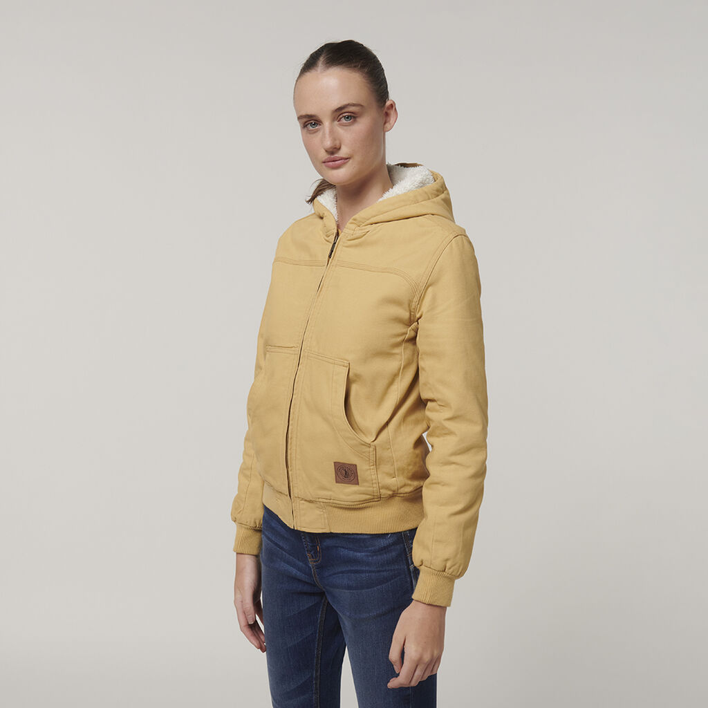 Hard Yakka Y08422 Women's Bomber Jacket-Honey