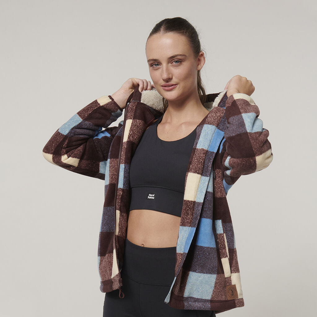 Hard Yakka Y08522 Women's Check Zoodie