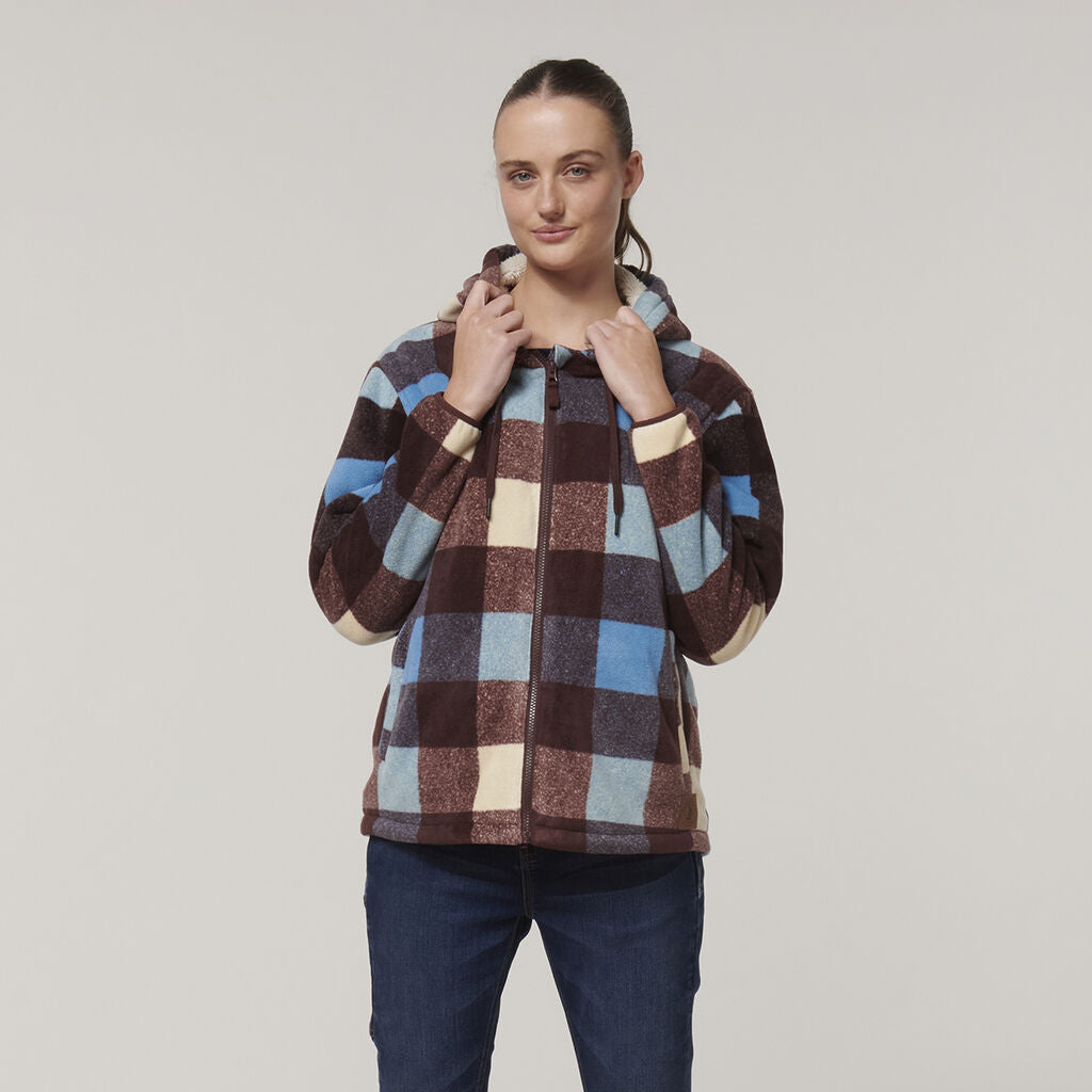 Hard Yakka Y08522 Women's Check Zoodie