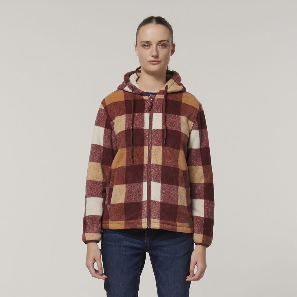 Hard Yakka Y08522 Women's Check Zoodie