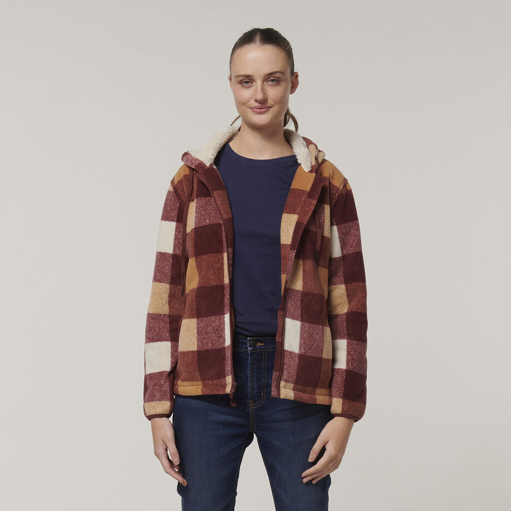 Hard Yakka Y08522 Women's Check Zoodie