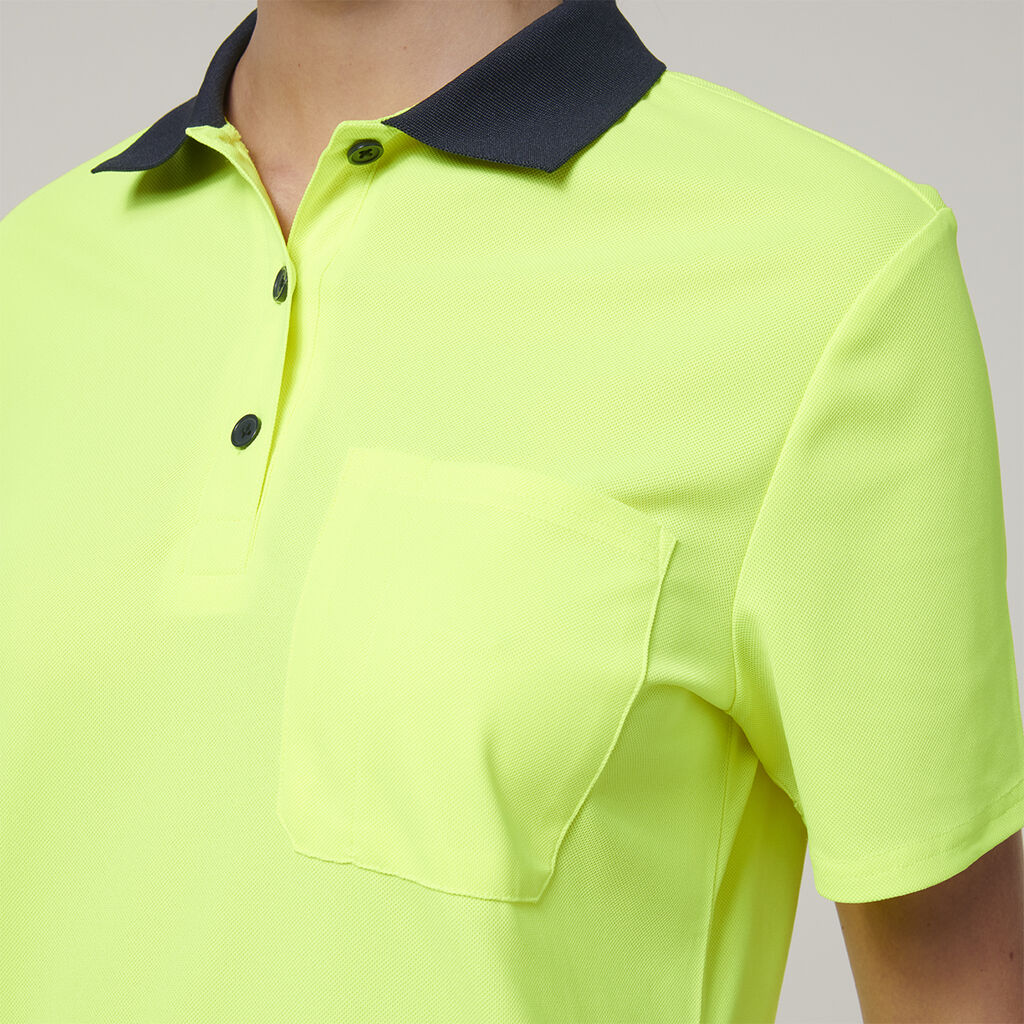 Hard Yakka Y08601 Women's Short Sleeve Hi Vis Polo