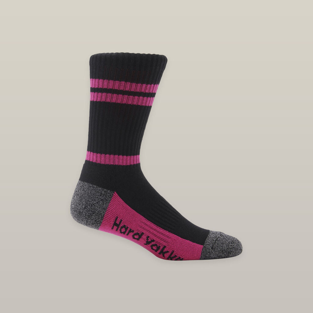 Hard Yakka Y08606 Women's 3pk Crew Socks