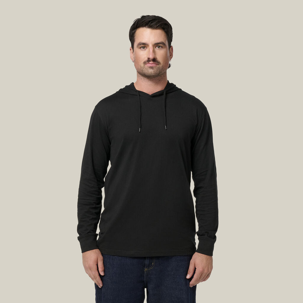 Hard Yakka Y11244 Heritage Long Sleeve Tee With Hood