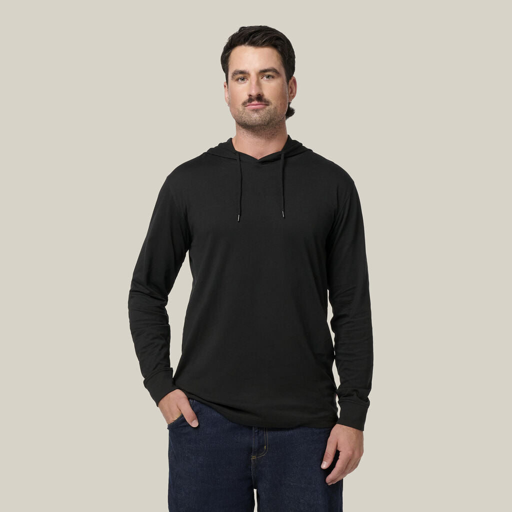 Hard Yakka Y11244 Heritage Long Sleeve Tee With Hood