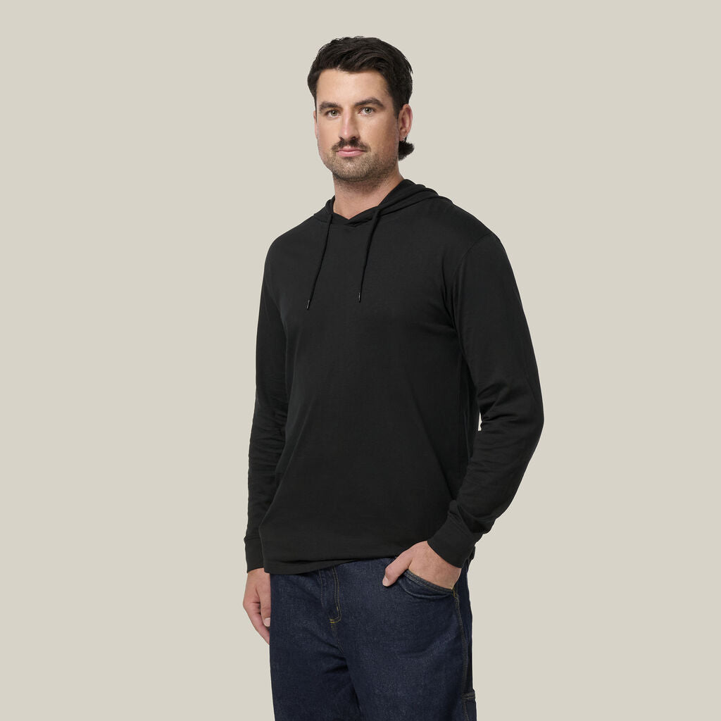 Hard Yakka Y11244 Heritage Long Sleeve Tee With Hood