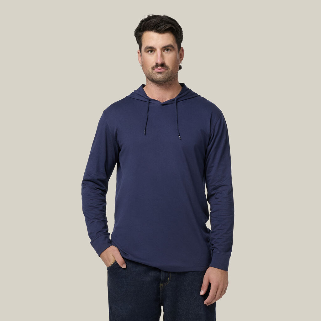 Hard Yakka Y11244 Heritage Long Sleeve Tee With Hood