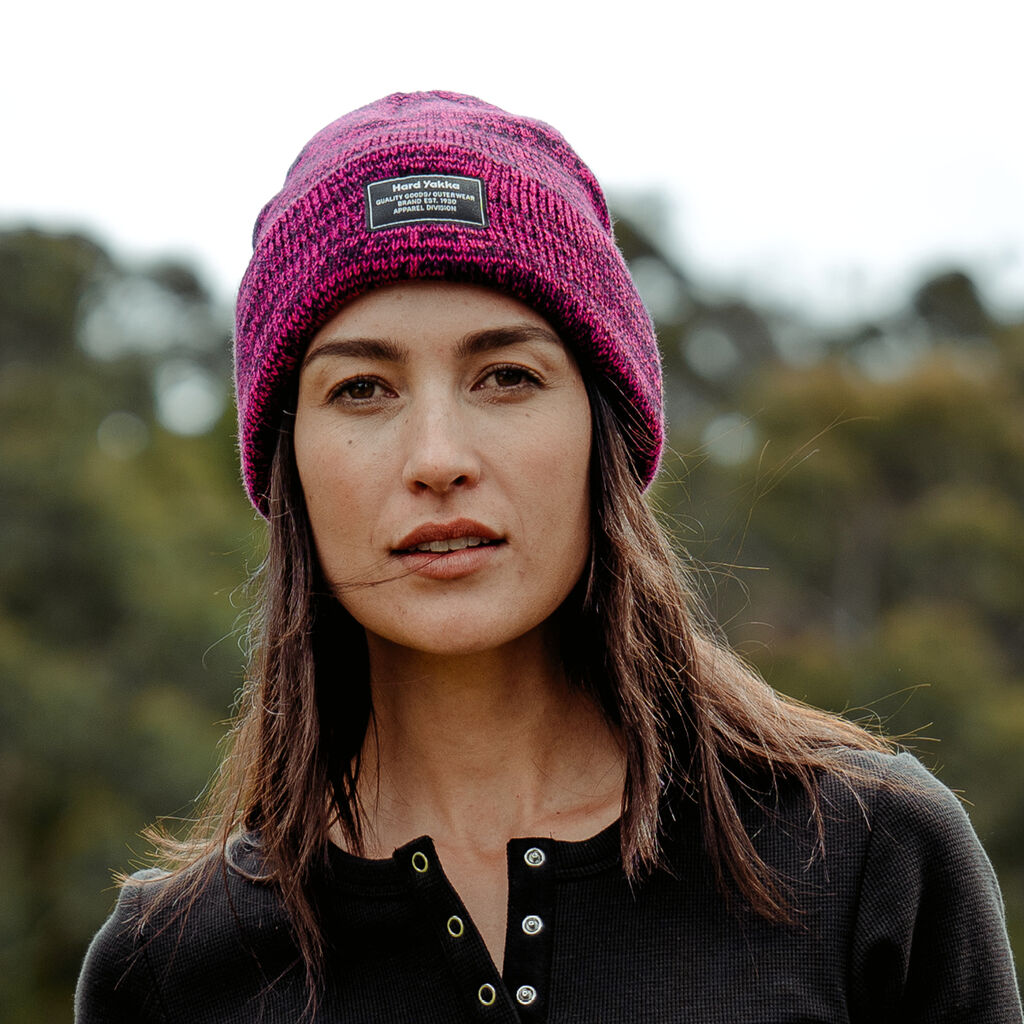 Hard Yakka Y22301 2tone Twist Marle Beanie