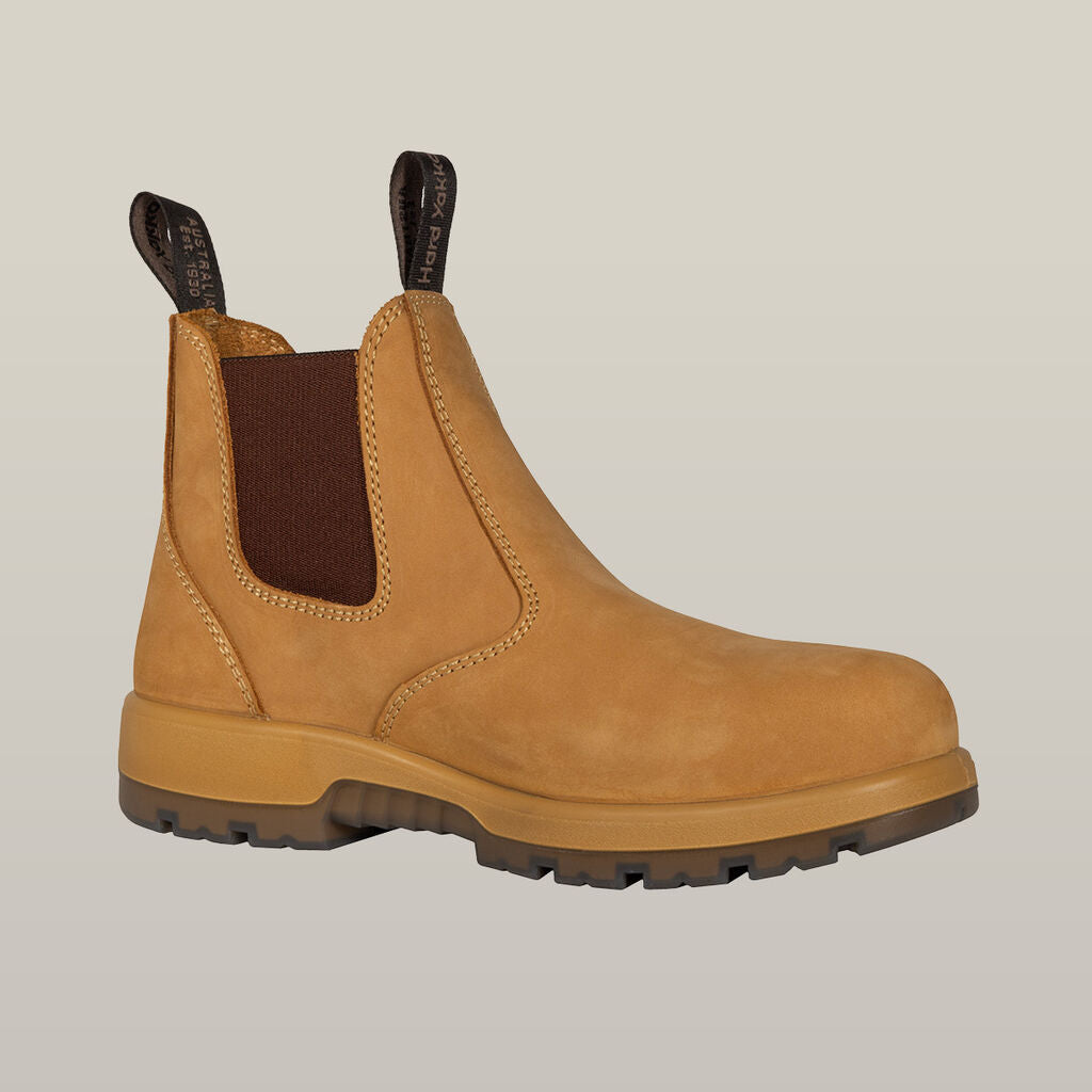 Hard Yakka Y60174 Outback Gusset PR Wheat Safety Boots