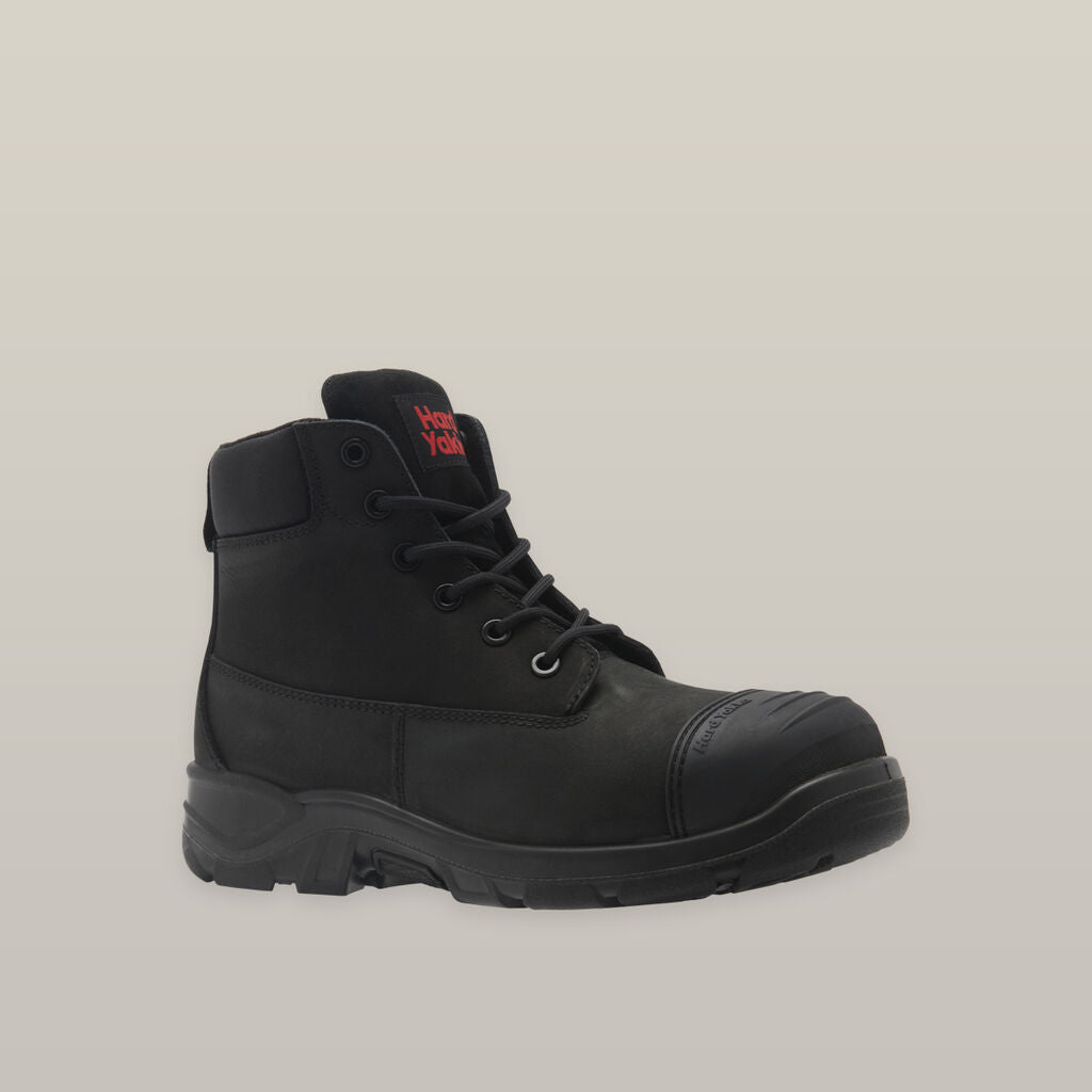 Hard Yakka Y60360 Toughmaxx 6Z Steel Toe Safety Boot-Black