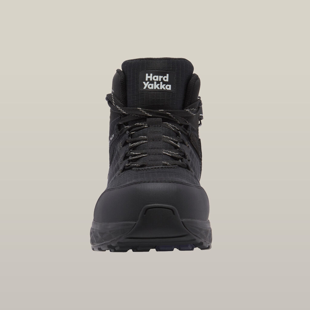 Hard Yakka Y60363 X Range Mid Composite Toe Safety Boot-Black