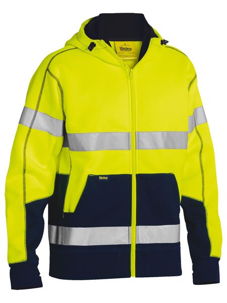 Bisley BK6819T Taped Hi-vis Fleece Hoodie