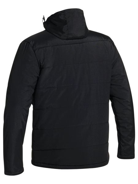 Bisley BJ6928 Puffer Jacket With Adjustable Hood-Black