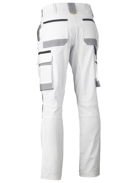 Bisley BPC6422 Painters White Contrast Cargo Pants