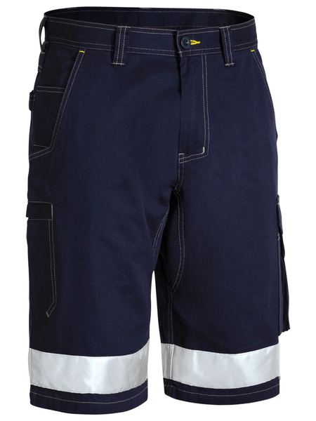 Bisley BSHC1432T Taped Cool Vented Lightweight Cargo Short Navy