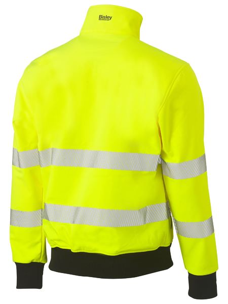 Bisley BJ6979T Taped Hi-vis Soft Shell Bomber Jacket