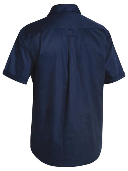 Bisley BSC1433 Closed Front Cotton Drill S/S Shirt