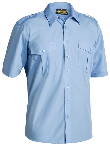 Bisley B71526 Mens Epaulette S/S Shirt