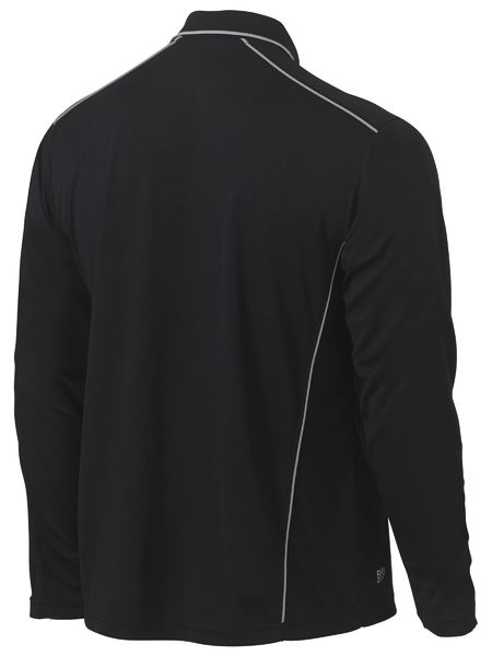 Bisley BK6425 Cool Mesh L/s Polo With Reflective Piping