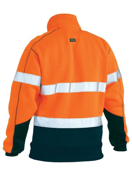 Bisley BK6987T Taped Hi-vis Fleece Pullover With Sherpa Lining