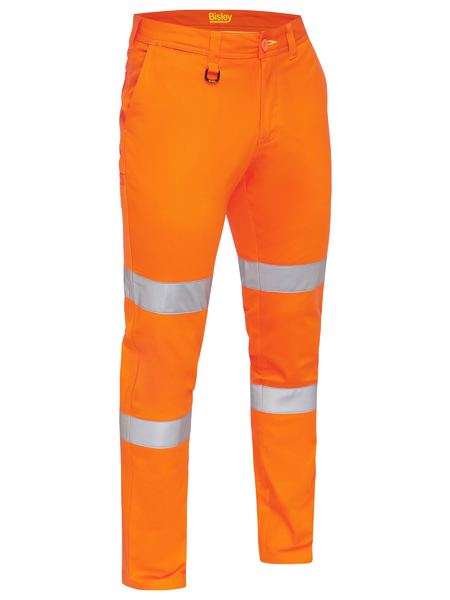 Bisley BP6008T Taped Biomotion Stretch Cotton Drill Work Pants