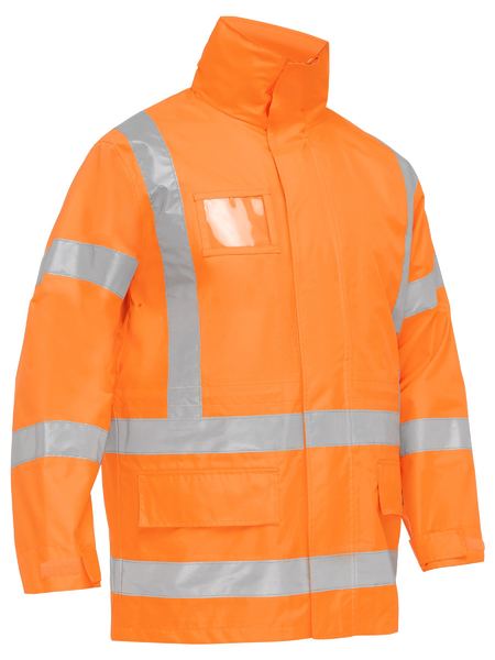 Bisley BJ6974XT Rail Orange X Taped 4 In 1 Rain Jacket