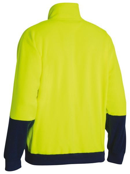 Bisley BK6889 Hi-vis Polar fleece Zip Pullover