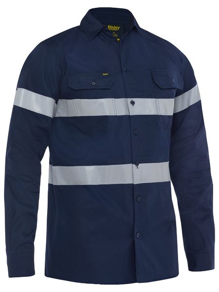 Bisley BS6883T Taped Cool Lightweight Drill Shirt