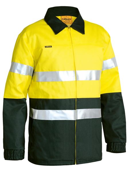 Bisley BK6710T Two Tone Hi-vis Drill Jacket 3M Reflective Tape