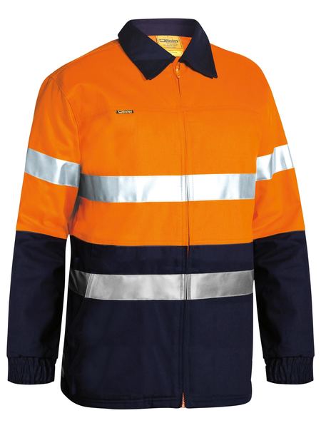 Bisley BK6710T Two Tone Hi-vis Drill Jacket 3M Reflective Tape