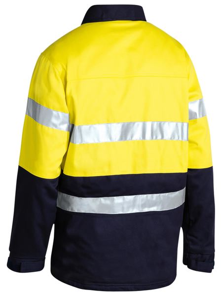 Bisley BK6710T Two Tone Hi-vis Drill Jacket 3M Reflective Tape