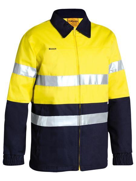 Bisley BK6710T Two Tone Hi-vis Drill Jacket 3M Reflective Tape