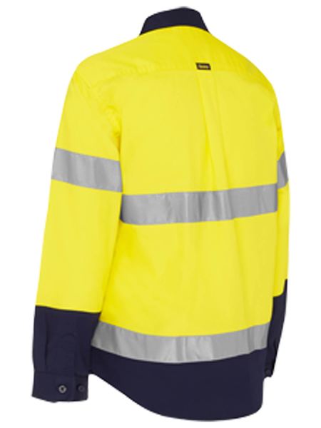 Bisley BLM6456t 3M Taped Hi-vis Maternity Drill Shirt