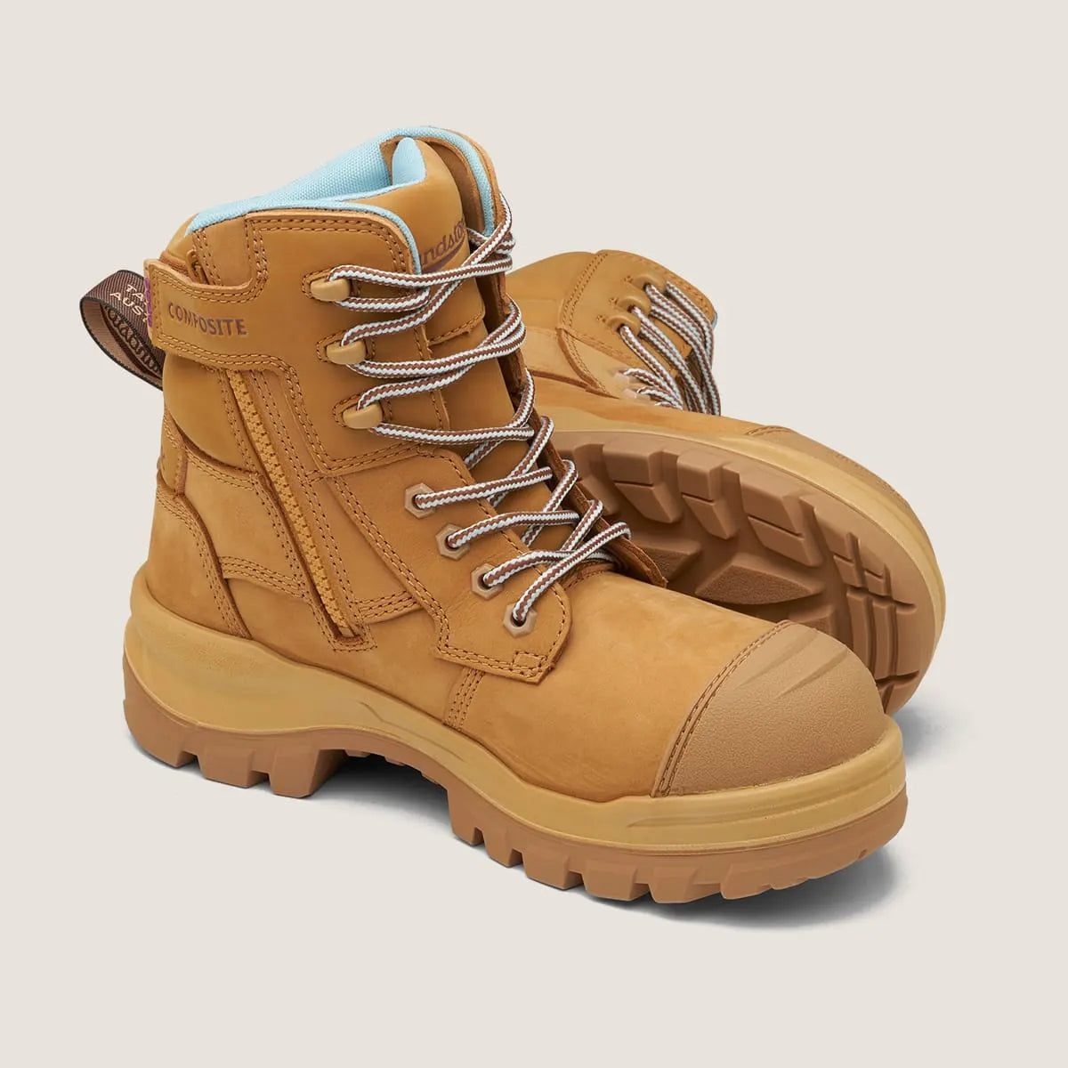 Blundstone 8860 Women’s Rotoflex Safety Boots-Wheat