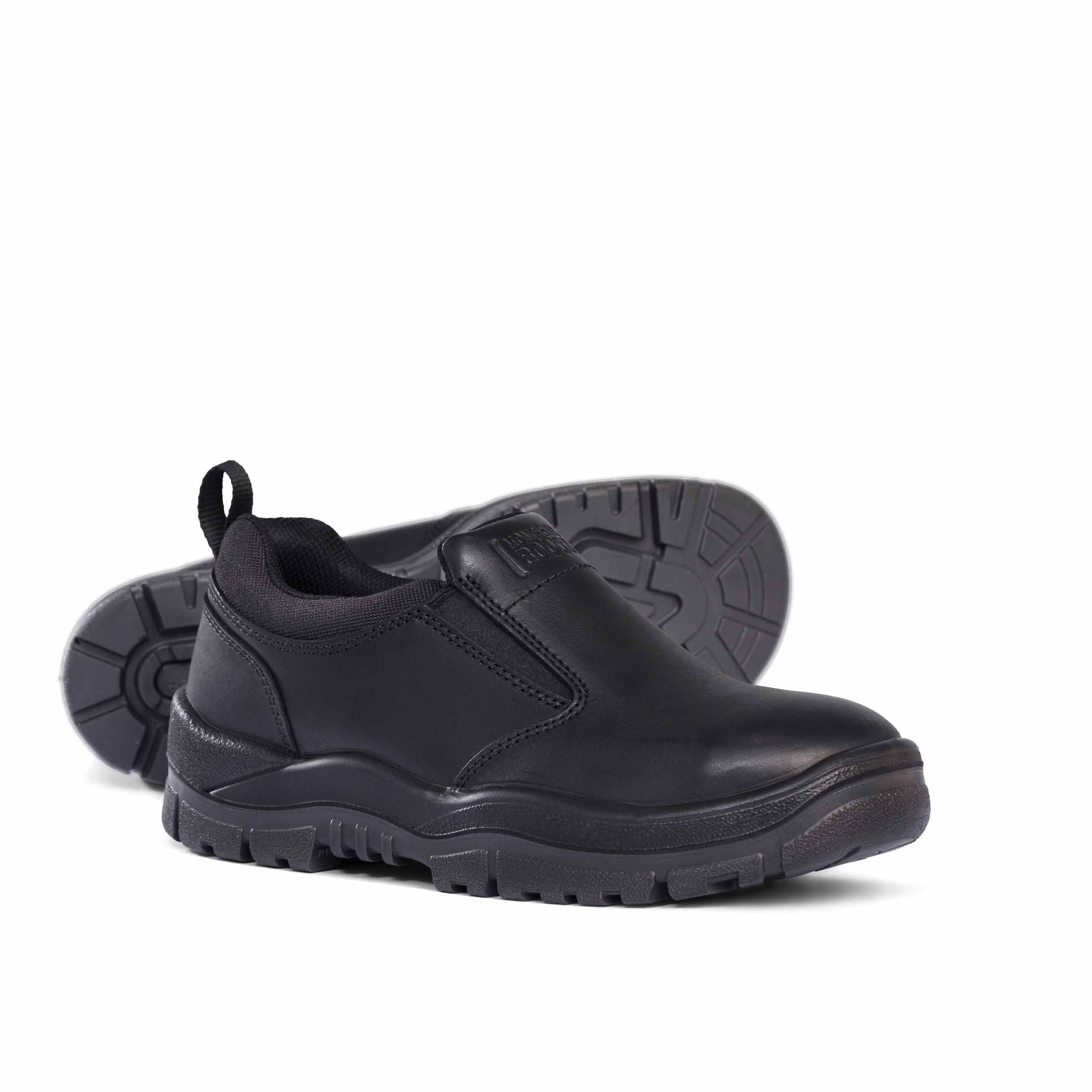Mongrel 915025 Black Non Safety Slip On Shoe